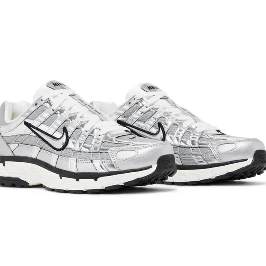 Metallic Nike P-6000 Silver 0728